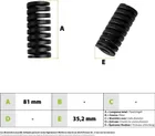 Vsett 9 front shock absorber spring