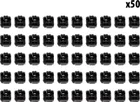 SM 2-pin female connector x50 pcs