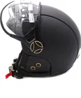 Matte black JET helmet (size S to XL)