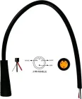 Waterproof 3-pin female connector