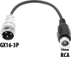 GX16-3P to RCA 10mm adapter