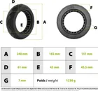 Solid tire 10x2.50-6.5 – Kuickwheel S1-C Pro