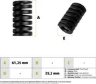 Vsett 9 rear shock absorber spring
