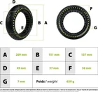 Solid tire 8.5x2 fluorescent Xiaomi