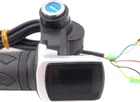 Key-operated Draisienne accelerator handles with 36V LED display
