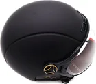 Matte black JET helmet (size S to XL)