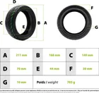 9x2.50-6 tubeless flat-proof CST tire for Nami Stellar
