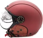 Matte burgundy JET helmet (size S to XL)