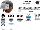 JET matt green chameleon helmet (sizes XS to XXL)