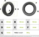 10x2.125 (55/80-6.6) tyre CST Navee V40