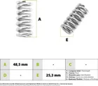 Speedway Mini4 Pro rear shock absorber spring