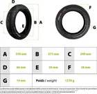 Tire 14x2.50-10 tubeless Dualtron City
