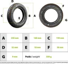 Tire 10x2.25 tubetype CST