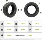 85\/65-6.5 Tubeless Semi Off-Road Tire – Kugoo G Booster \/ G2 Pro